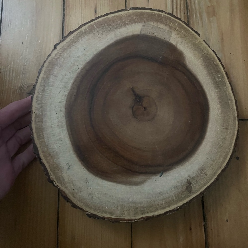 Rustic Wooden Riser Decor